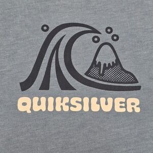 Quiksilver Men's Blue Shadow‎ Cotton Graphic T-Shirt Size M NWT